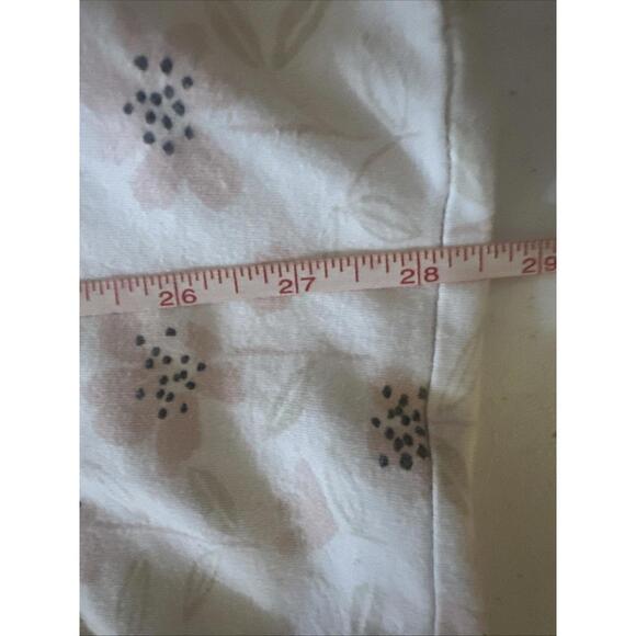 Halo Sleep Sack Large 12-18 Month 22-28lbs White with pink flowers EUC Clean - Picture 5 of 5